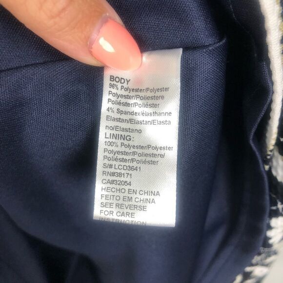 LUCCA COUTURE | Plunge V-Neck Fit & Flare Navy Mini Dress Women’s Size Medium - Picture 6 of 9